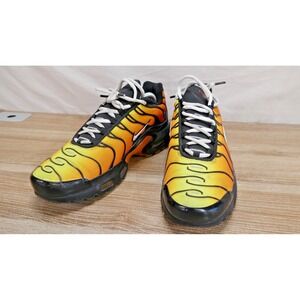 Nike Air Max Plus TN 852630-040 Tiger Orange Yellow Black Men's Sneaker size 10